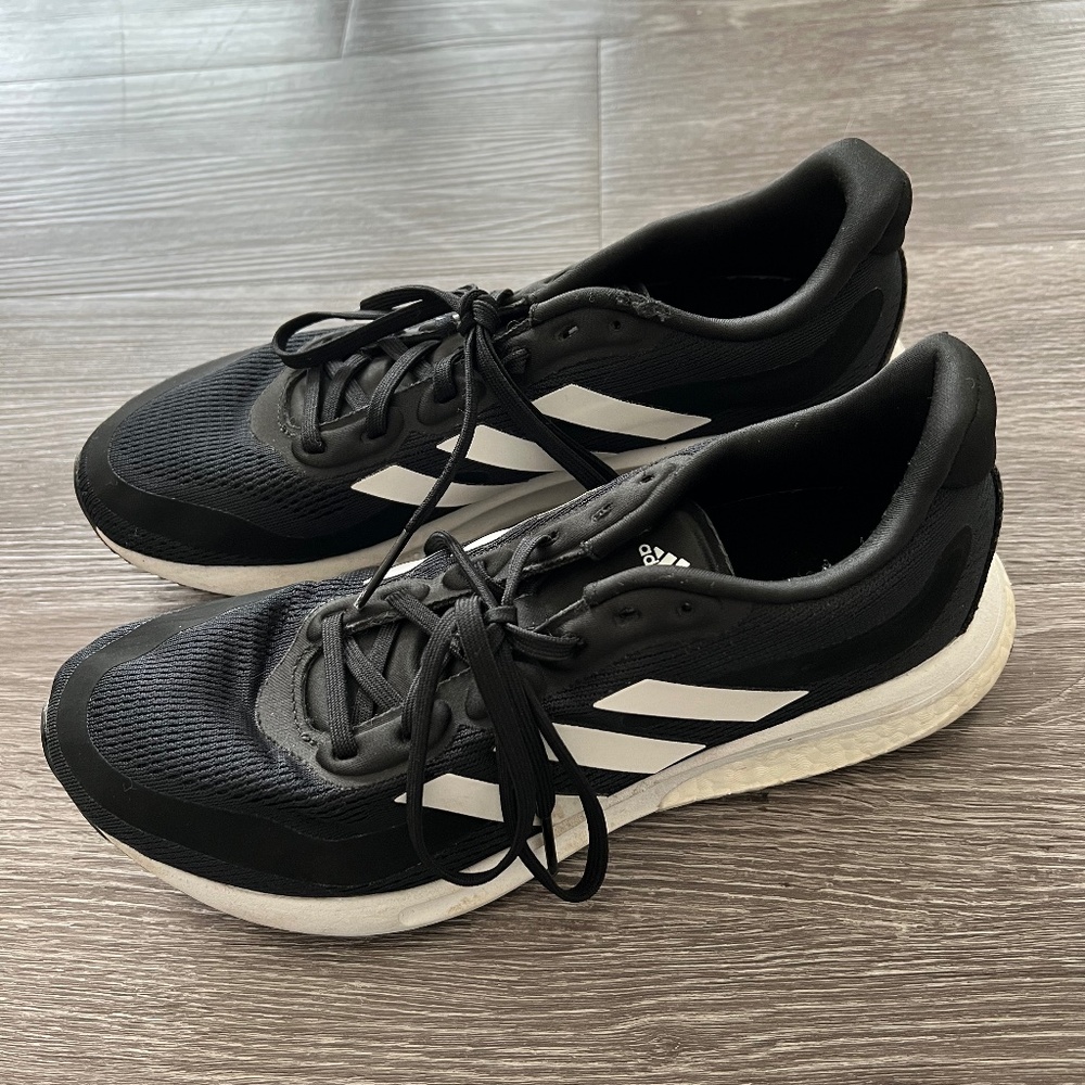 Black Adidas Supernova Shoes (7)